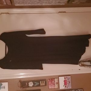 garnet hill knit asymmetrical dress